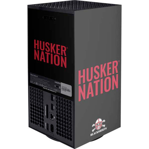 University of Nebraska Husker Nation XBox Series X Digital Edition Console Skin